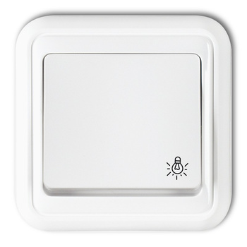 Łącznik zwierny światło hermetyczny Karlik seria LIZA WPH-5 kolor biały