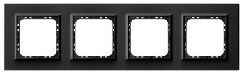 Ramka poczwórna seria SONATA kolor Szczotkowany antracyt symbol R-4RAC/64/25